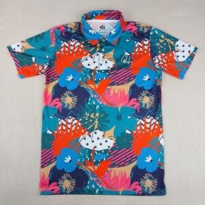 Gashouse Golf Large Mens Polo Shirt Stretch Performance 21x30